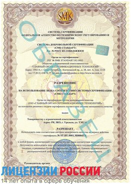 Образец разрешение Железнодорожный Сертификат ISO 13485